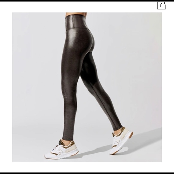 RARE Carbon 38 Reptile Shine High Rise Full-length Legging - Leathery Reptile - Picture 5 of 7